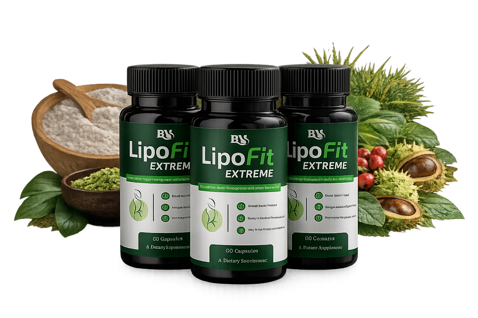LipoFit Ingredients and Bottle